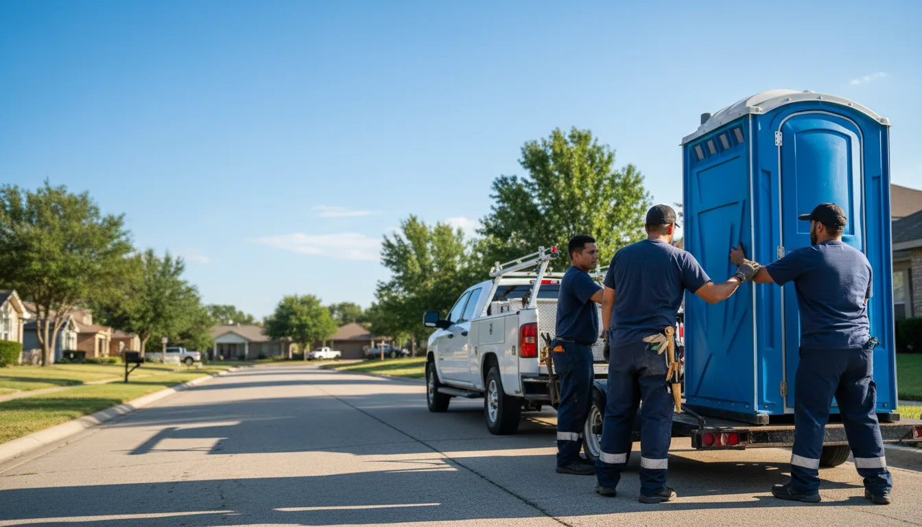 Portable Toilet Rental in Broaddus, TX near me